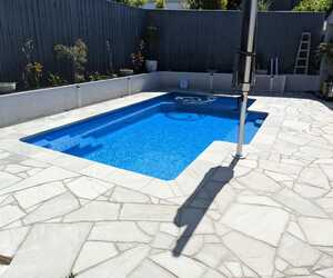 Swimming Pools with stone layout