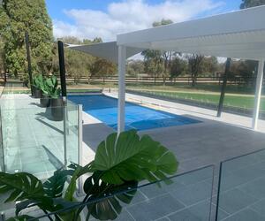 Swimming Pools with stone layout